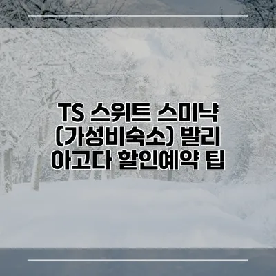 TS 스위트 스미냑 (가성비숙소) 발리 아고다 할인예약 팁