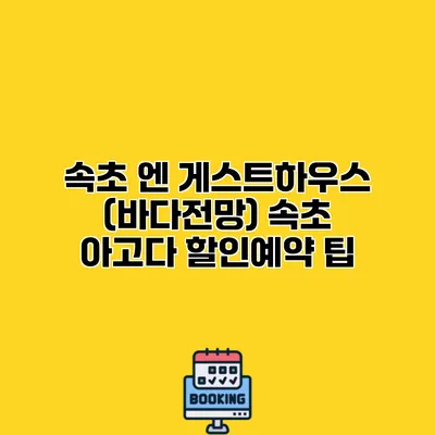 속초 엔 게스트하우스 (바다전망) 속초 아고다 할인예약 팁