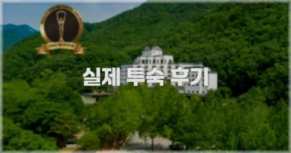 💬 실제 투숙 후기