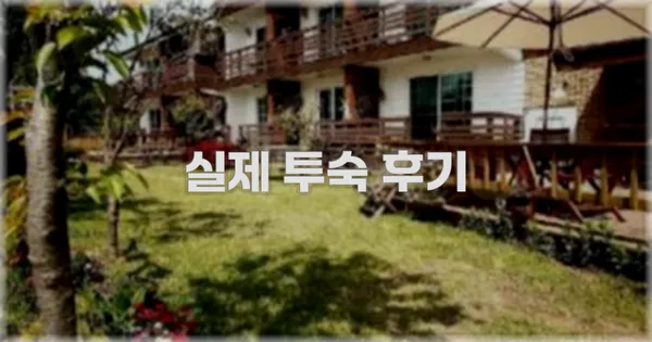 💬 실제 투숙 후기