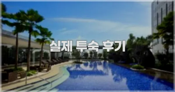 💬 실제 투숙 후기